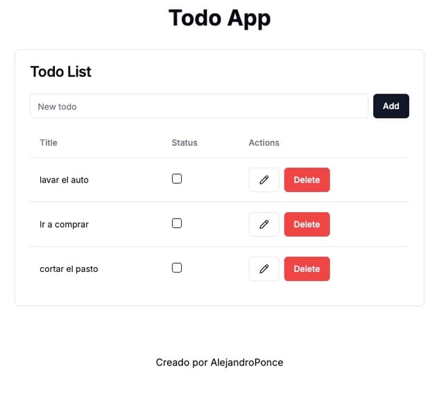 Todo app